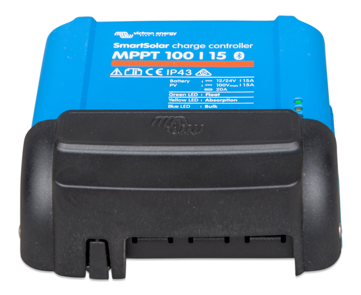 Victron MPPT WireBox-S 100/15 Terminal Cover — SCC950120000 — cover shown fitted to a controller; controller not included