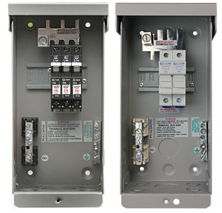 MidNite MNPV3 enclosure; depicted protection hardware separate