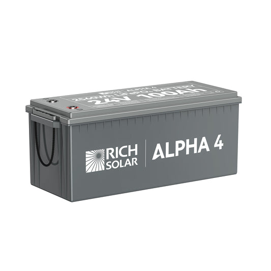 RICH SOLAR ALPHA 4 24V 100Ah LiFePO4 Battery product image 1