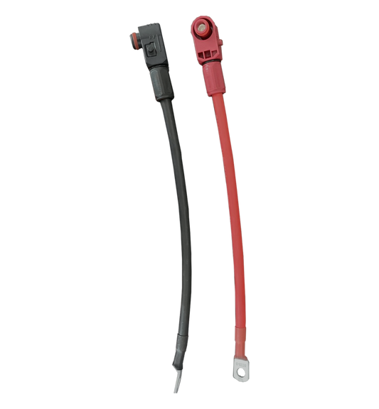 RUiXU S30 red-and-black 4 AWG 30 cm battery cable set
