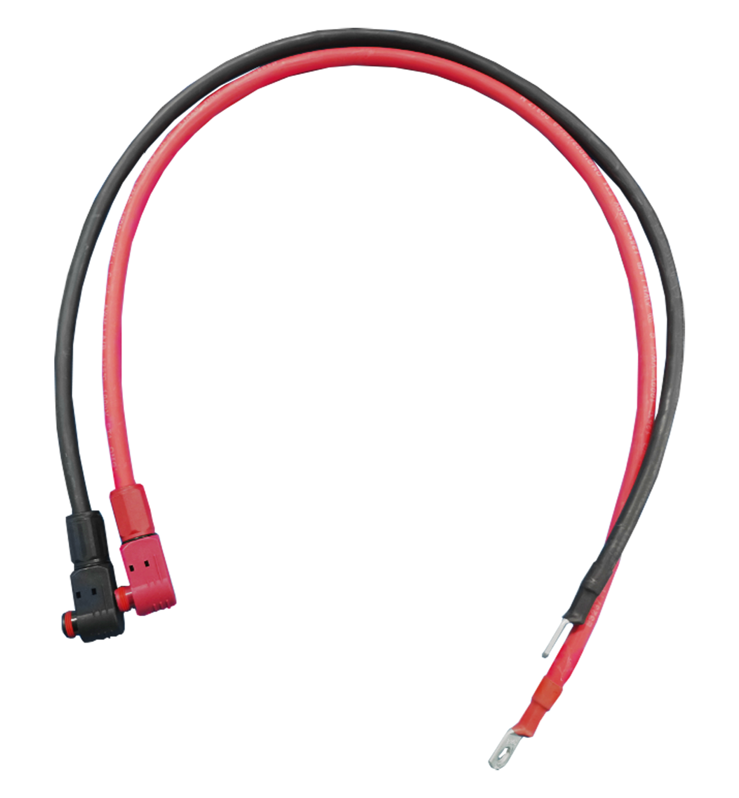 RUiXU S80 red-and-black 4 AWG 80 cm battery cable set