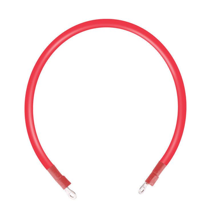 Renogy 2ft 10AWG ANL Fuse Cable with Double Ring Terminals for 3/8 in Lugs