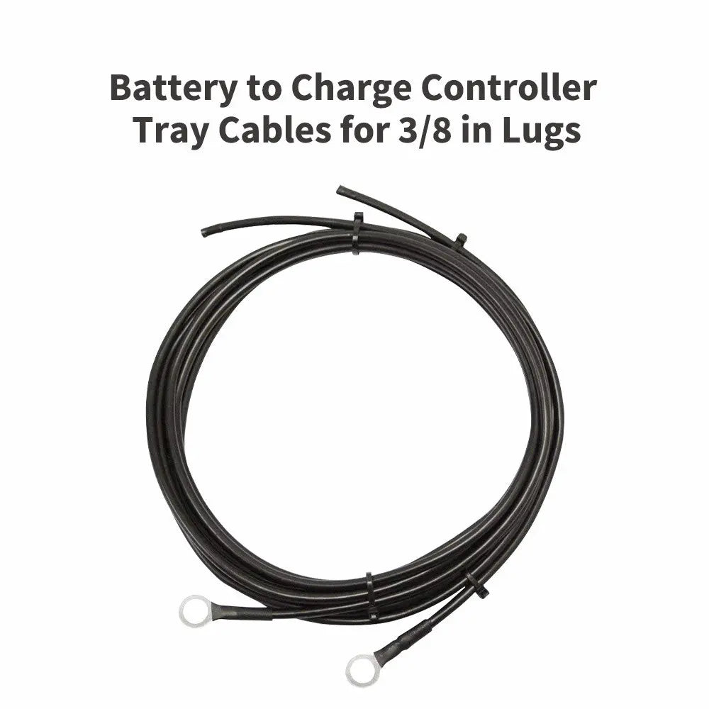 Renogy 8-Foot 10-AWG Battery-to-Controller Tray Cables (G2)