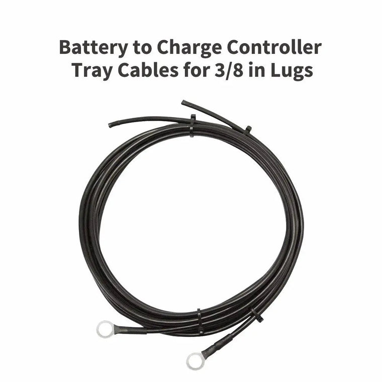Renogy 8-Foot 10-AWG Battery-to-Controller Tray Cables (G2)