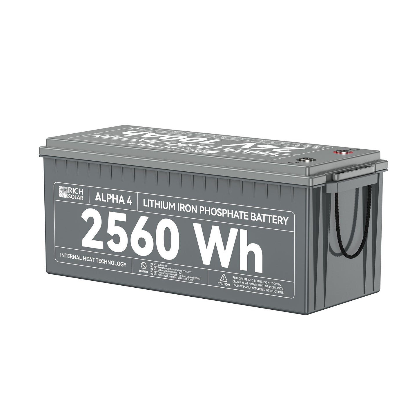 RICH SOLAR ALPHA 4 24V 100Ah LiFePO4 Battery product image 2