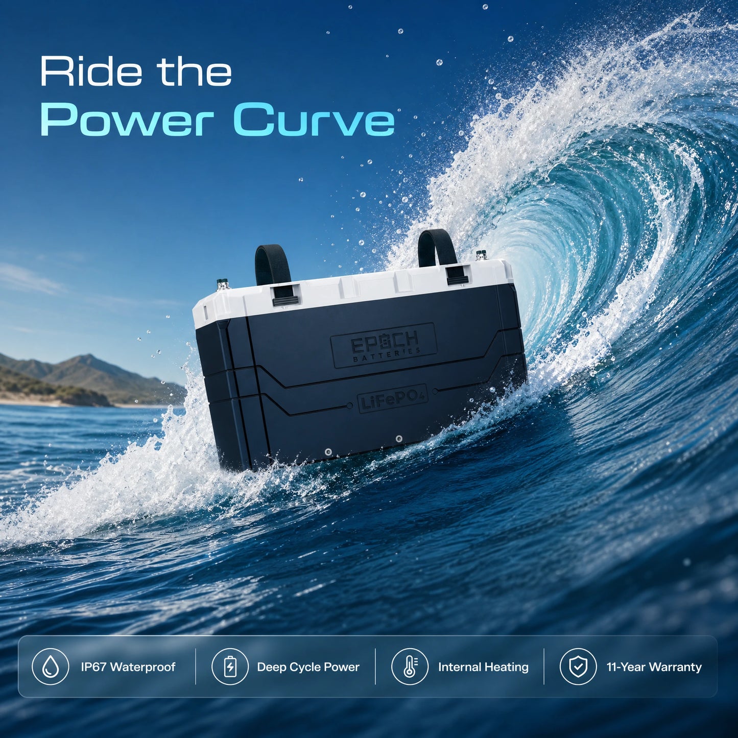 Epoch C12460A high-capacity marine house battery creative