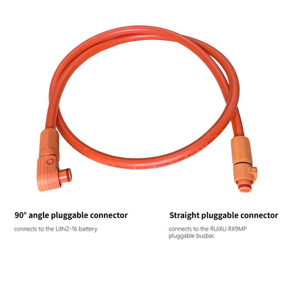 RUiXU PP200 cable connector detail for the RX9MP busbar