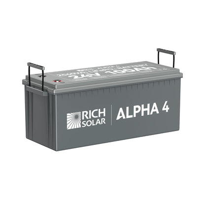 RICH SOLAR ALPHA 4 24V 100Ah LiFePO4 Battery product image 3