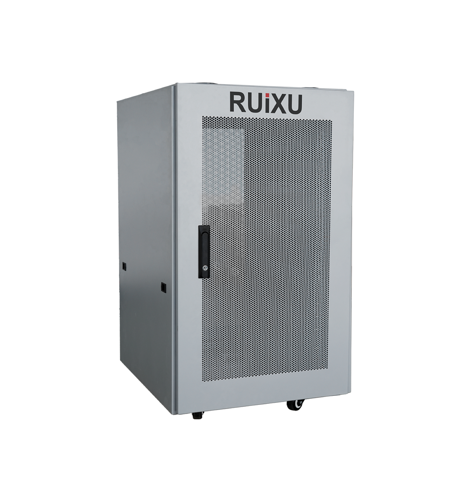 RUiXU RX6075100 6-slot battery cabinet front and side photo