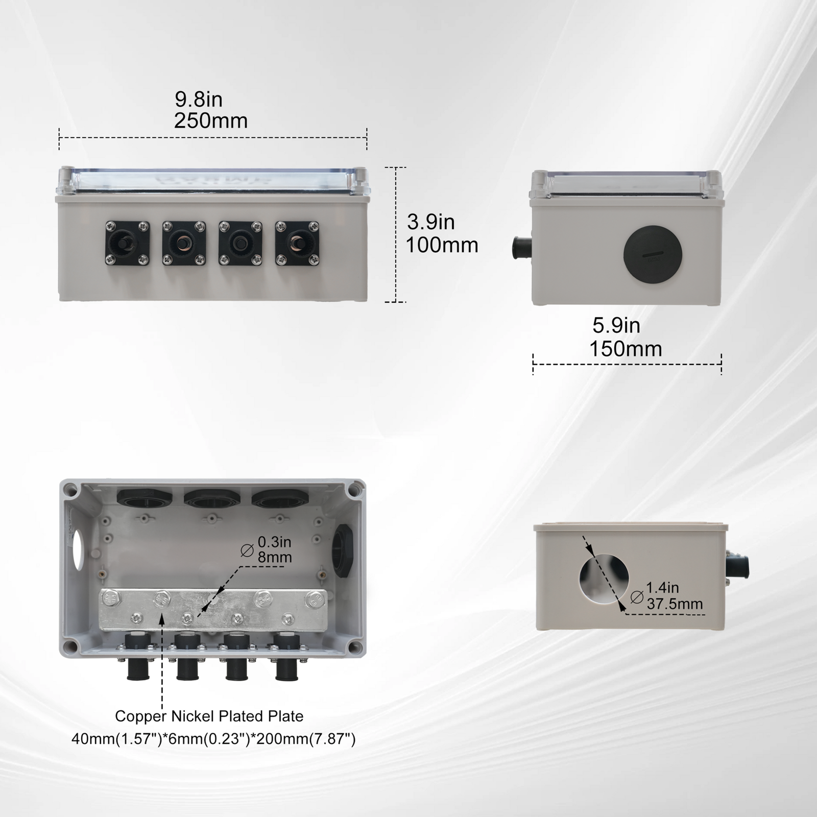 RUiXU RX9MP 800A busbar multiple product views