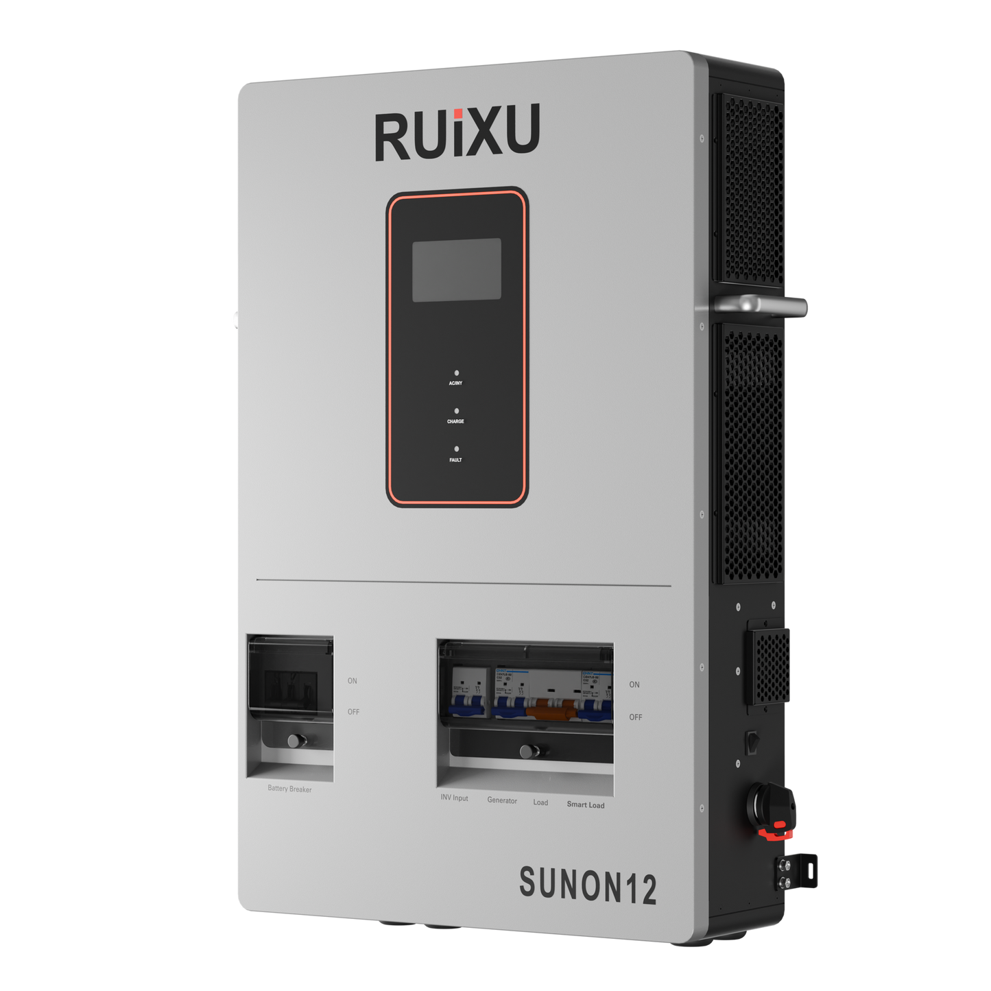 RUiXU SUNON12 12kW inverter right three-quarter view