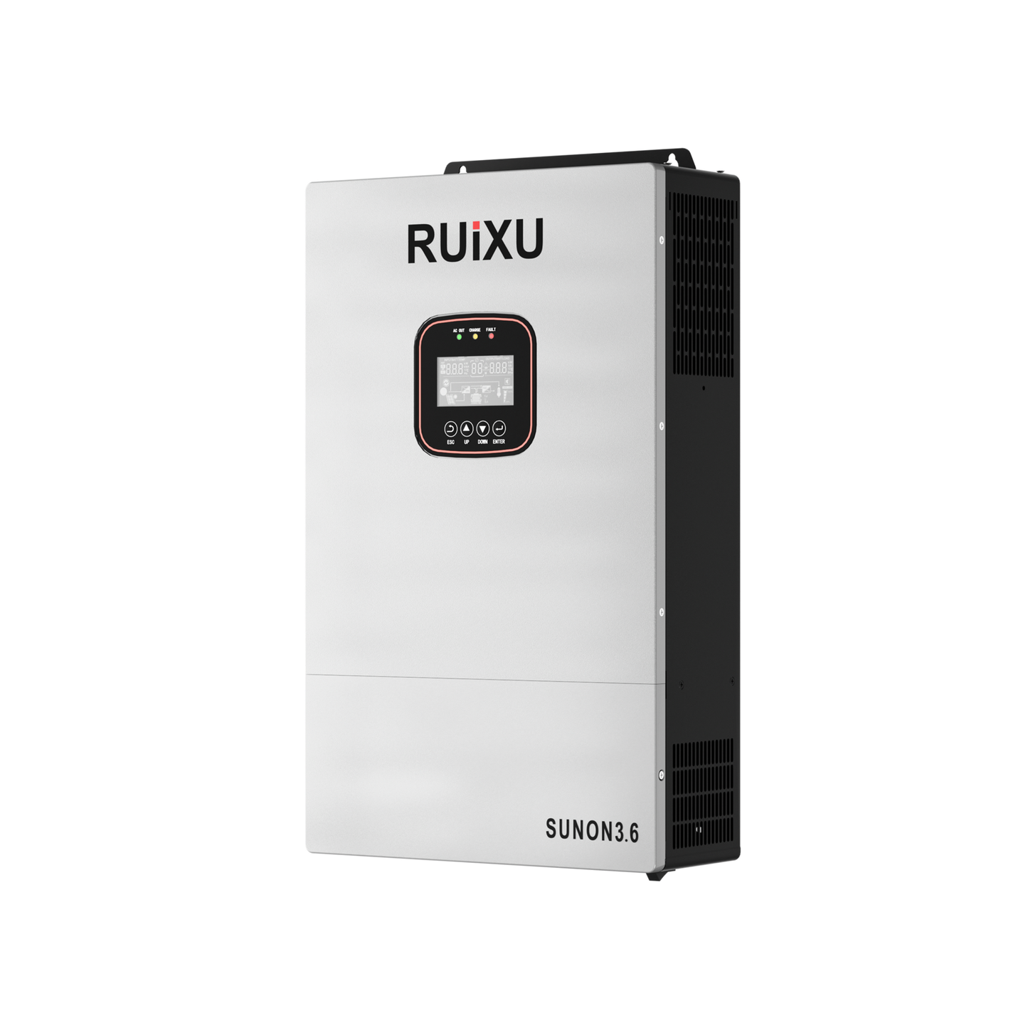 RUiXU SUNON3.6 3.6kW inverter right three-quarter view