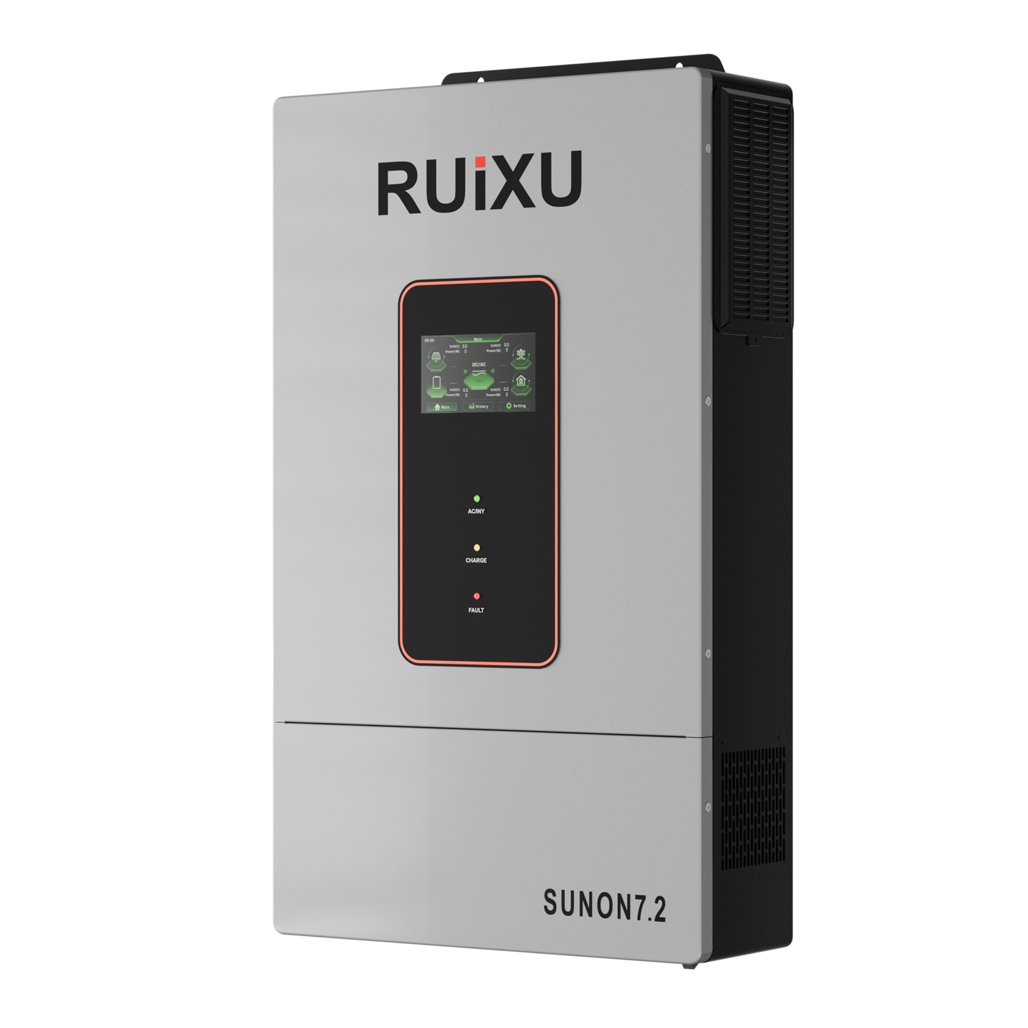 RUiXU SUNON7.2 7.2kW inverter right three-quarter view