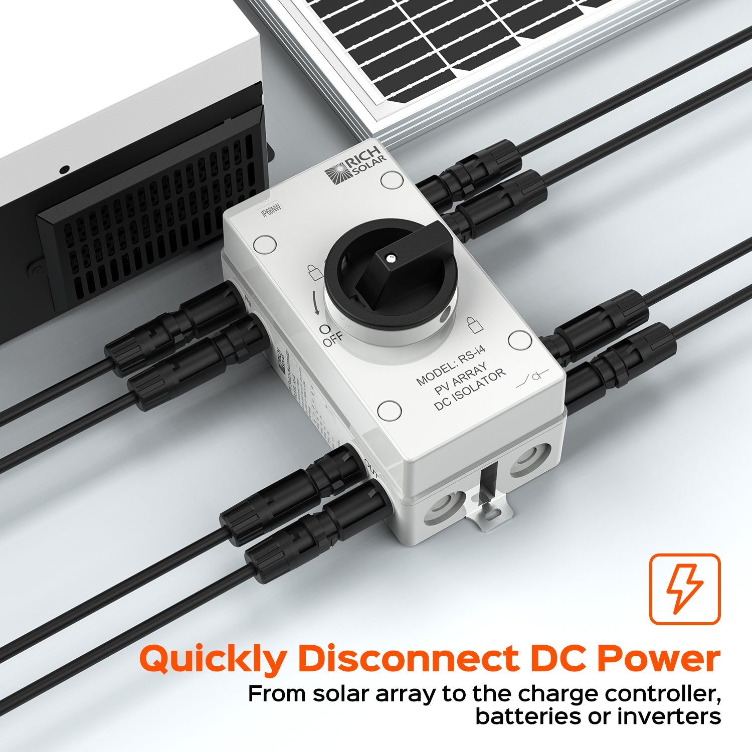 RICH SOLAR Solar PV DC Quick Disconnect Switch Solar Array DC Quick Disconnect Switch product image 3