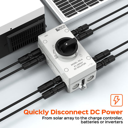 RICH SOLAR Solar PV DC Quick Disconnect Switch Solar Array DC Quick Disconnect Switch product image 3