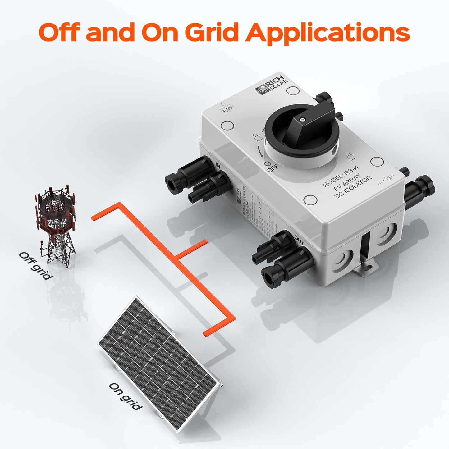 RICH SOLAR Solar PV DC Quick Disconnect Switch Solar Array DC Quick Disconnect Switch product image 4