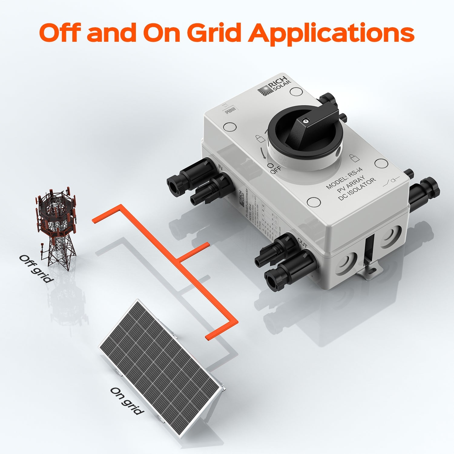 RICH SOLAR Solar PV DC Quick Disconnect Switch Solar Array DC Quick Disconnect Switch product image 4