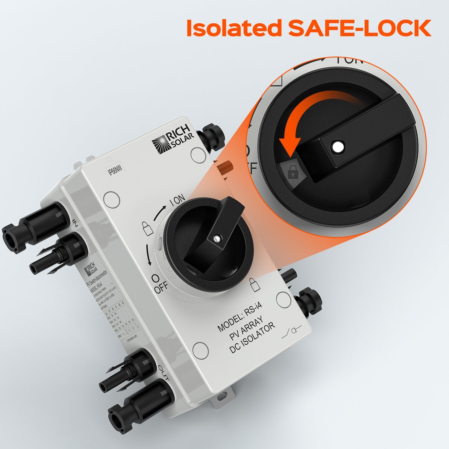 RICH SOLAR Solar PV DC Quick Disconnect Switch Solar Array DC Quick Disconnect Switch product image 5