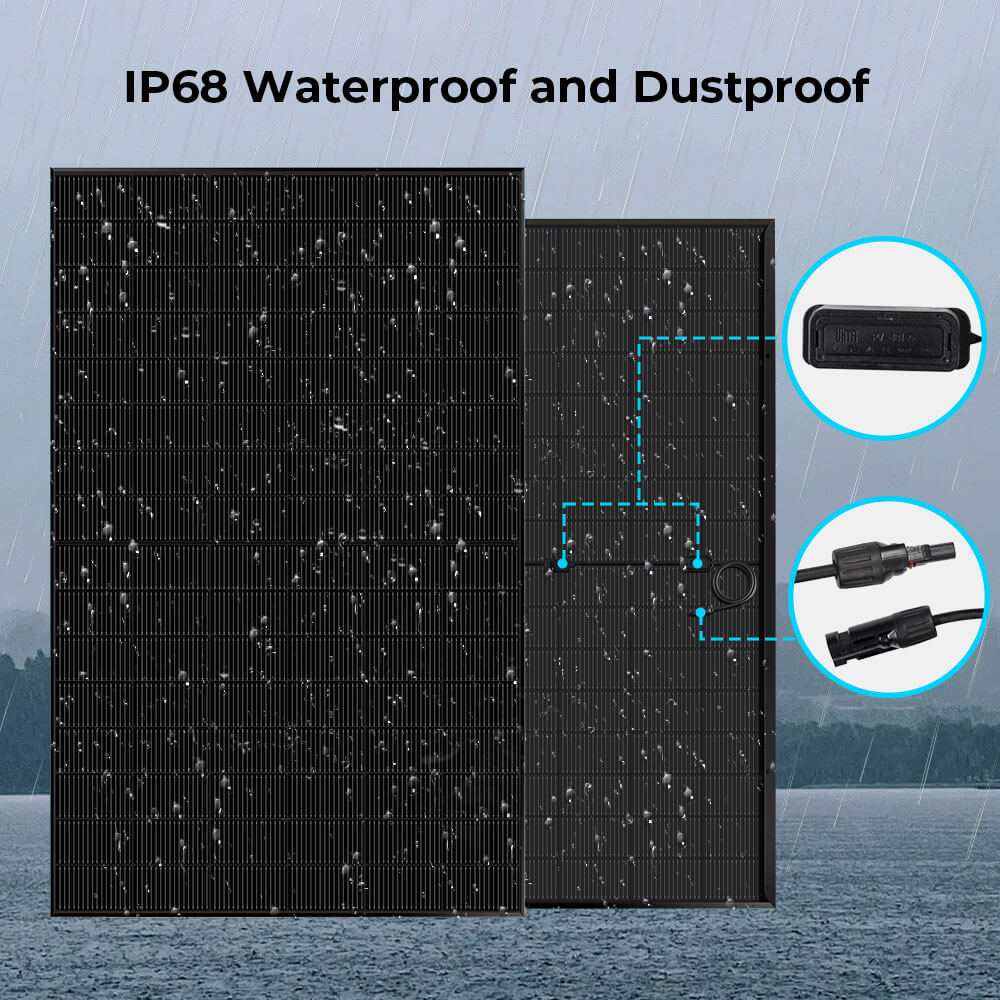 SGN-450-BDG5 IP68 junction box and solar connector weather-resistance graphic