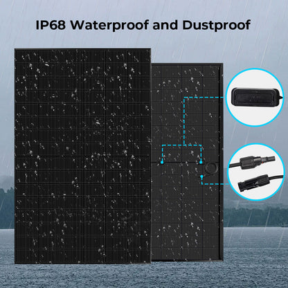 SGN-450-BDG5 IP68 junction box and solar connector weather-resistance graphic