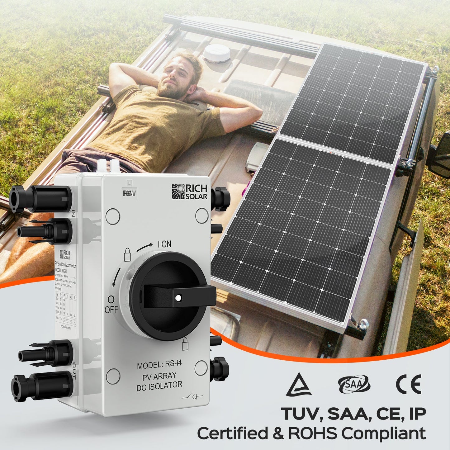 RICH SOLAR Solar PV DC Quick Disconnect Switch Solar Array DC Quick Disconnect Switch product image 7