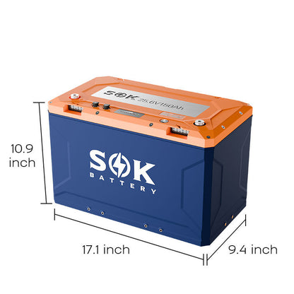 SOK SK24V150PH 24V 150Ah Victron CAN Marine LiFePO4 Battery product gallery view 4