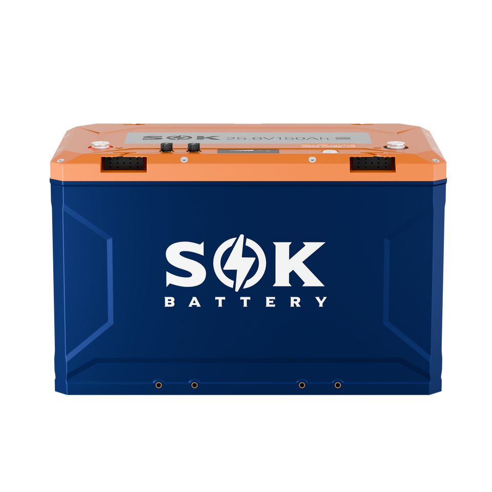 SOK Battery SK24V150PH 24V 150Ah Victron compatible LiFePO4 battery in rugged PC+ABS housing