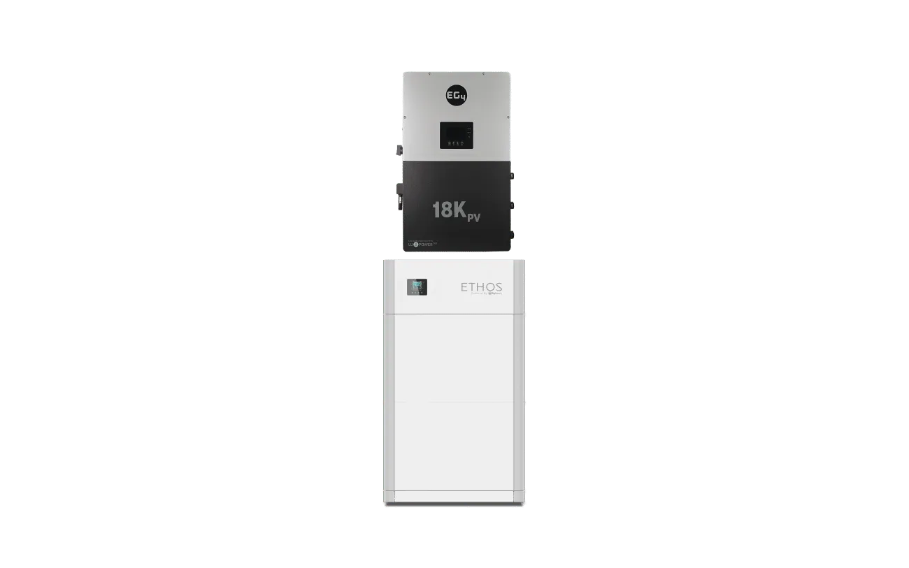 BigBattery ETHOS 10.24kWh + EG4 18kPV Kit — complete kit product view