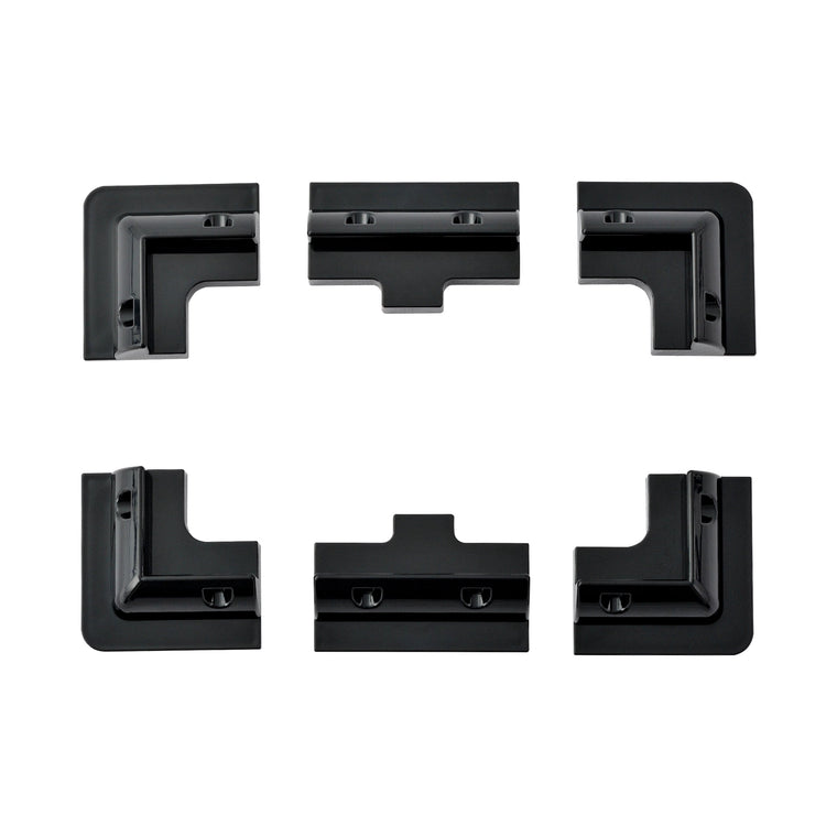 RICH SOLAR Corner Bracket Mounts Set of 6 Brackets for Solar Panel Mounting
