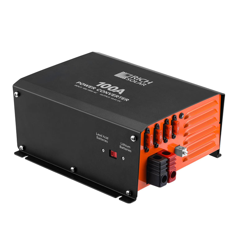 RICH SOLAR 100 Amp Power Converter 100A 120V Battery Charger