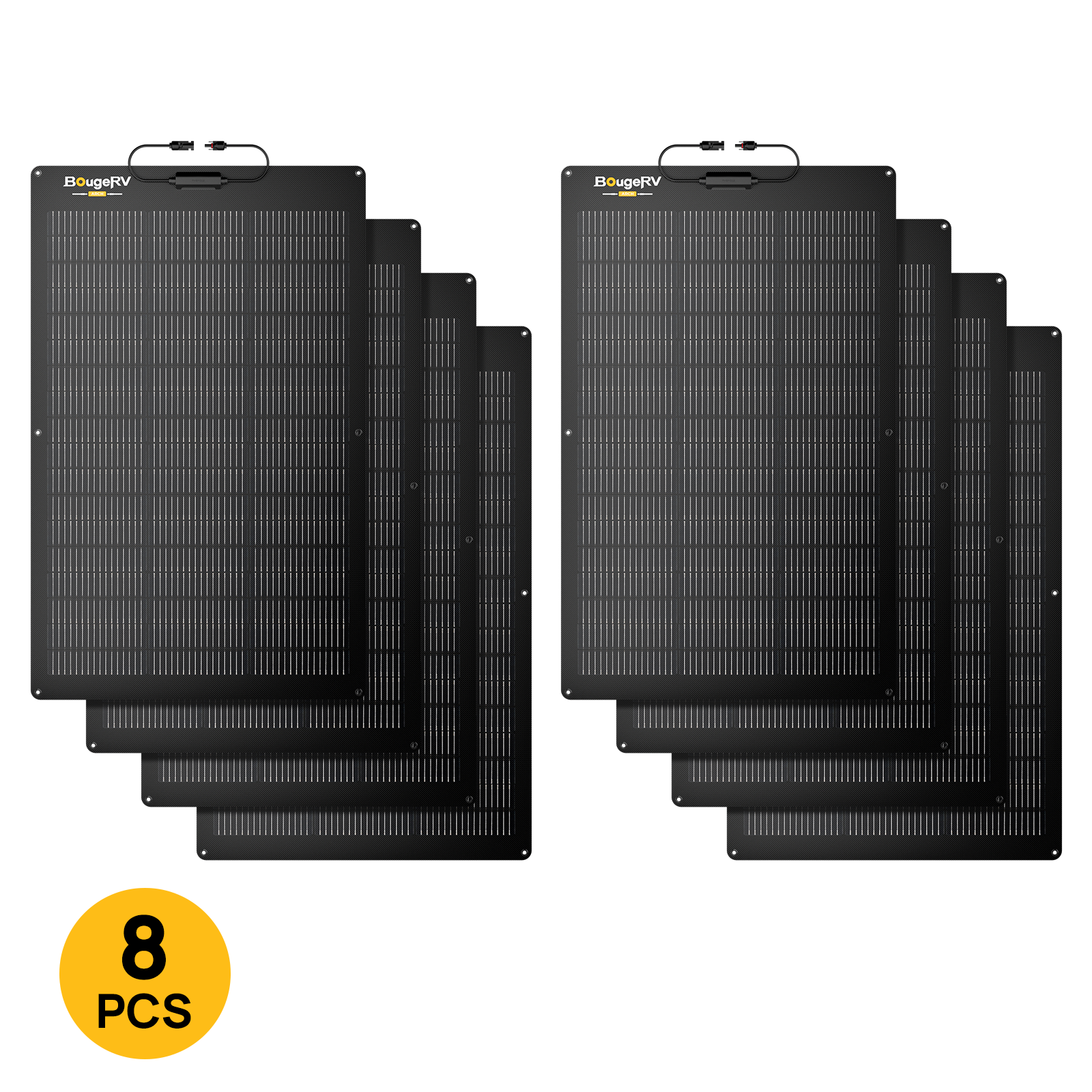 BougeRV Arch 2.0 100W N-Type Fiberglass Flexible Solar Panel — image 7
