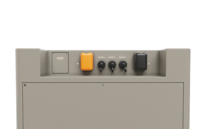 BigBattery NEXUS 2 battery — terminal and communication ports; single component detail
