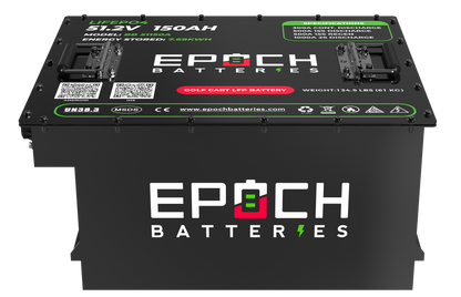 Epoch 48V 150Ah Golf Cart Battery Complete Kit - LiFePO4