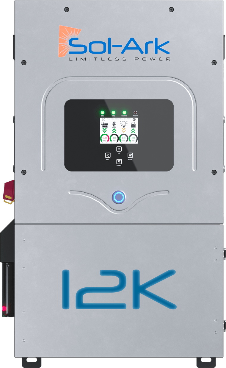 Sol-Ark Essentials 12K 48V Hybrid Inverter — 12K-2P-LV