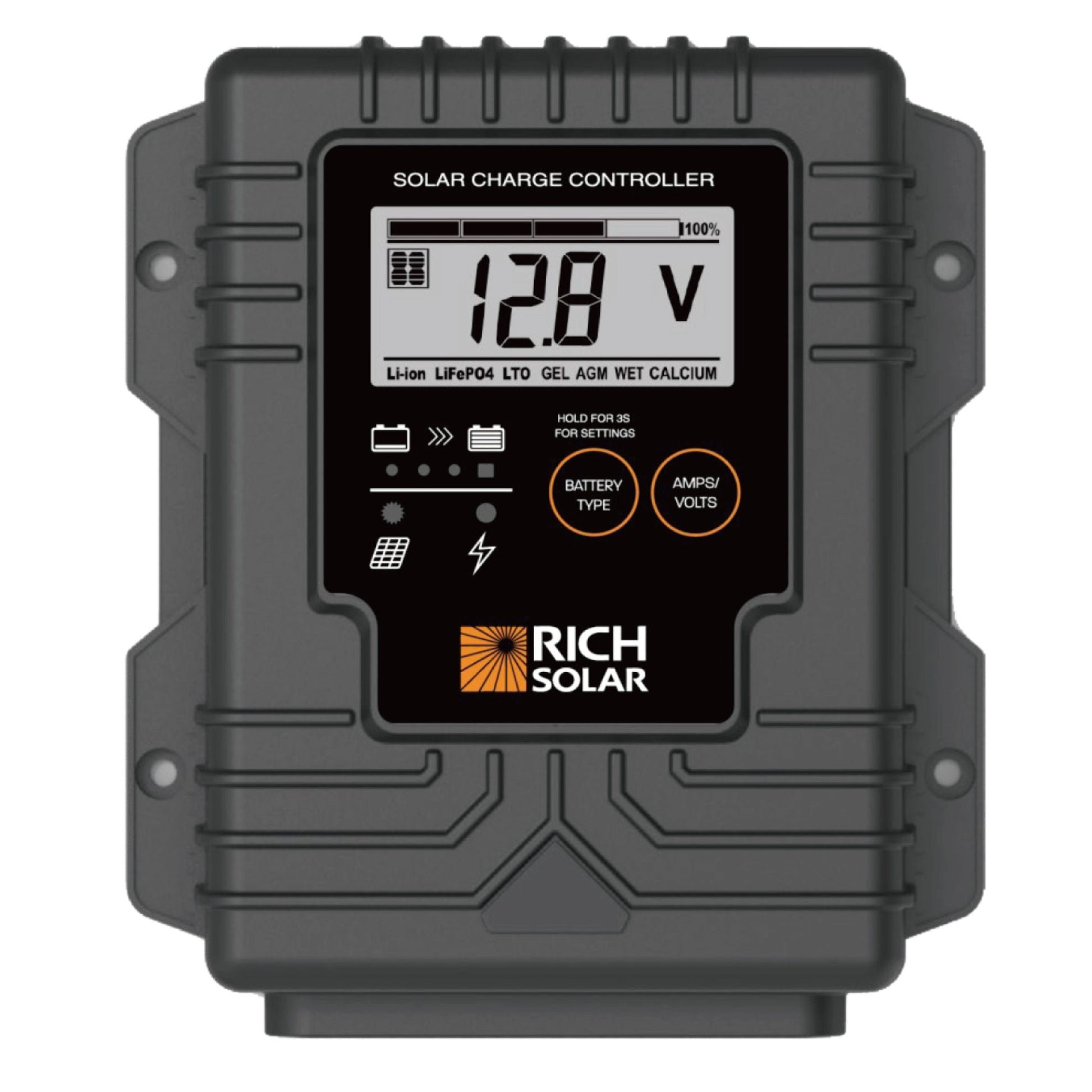 RICH SOLAR BRAVO Waterproof 20 20 Amp Waterproof PWM Solar Charge Controller product image 1