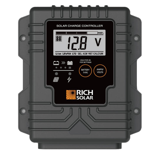 RICH SOLAR BRAVO Waterproof 20 20 Amp Waterproof PWM Solar Charge Controller product image 1