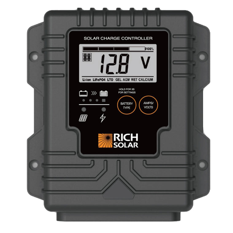 RICH SOLAR BRAVO Waterproof 20 20 Amp Waterproof PWM Solar Charge Controller