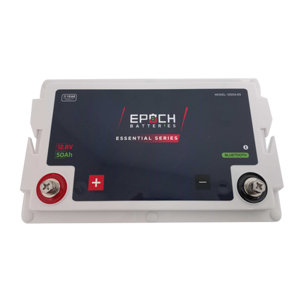 Epoch 12V 50Ah Essential Series LiFePO4 Battery (0.64kWh) - official product image 2