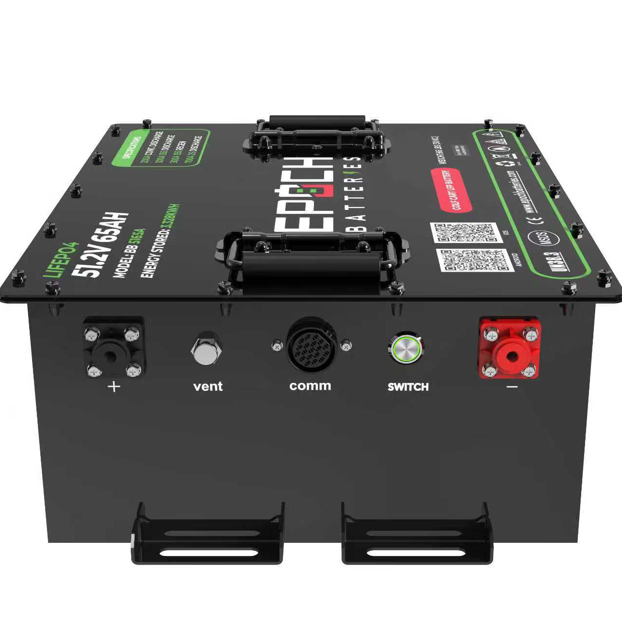 Epoch 48V 65Ah Golf Cart Battery Complete Kit - LiFePO4 - official product image 3