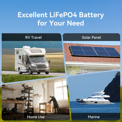 PECRON WB12200 RV home solar and marine applications