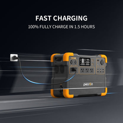 PECRON E2400LFP fast AC charging