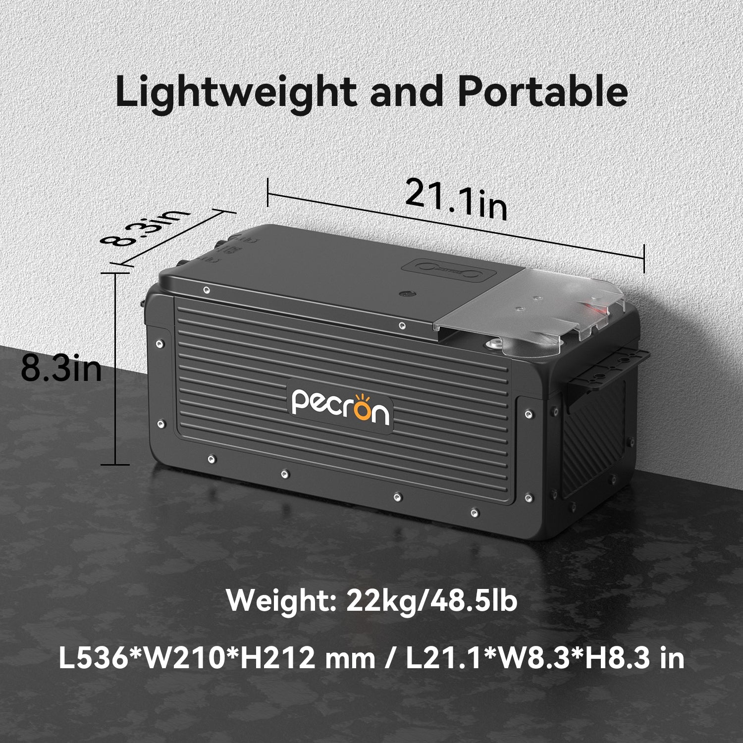 PECRON WB12200 dimensions and weight