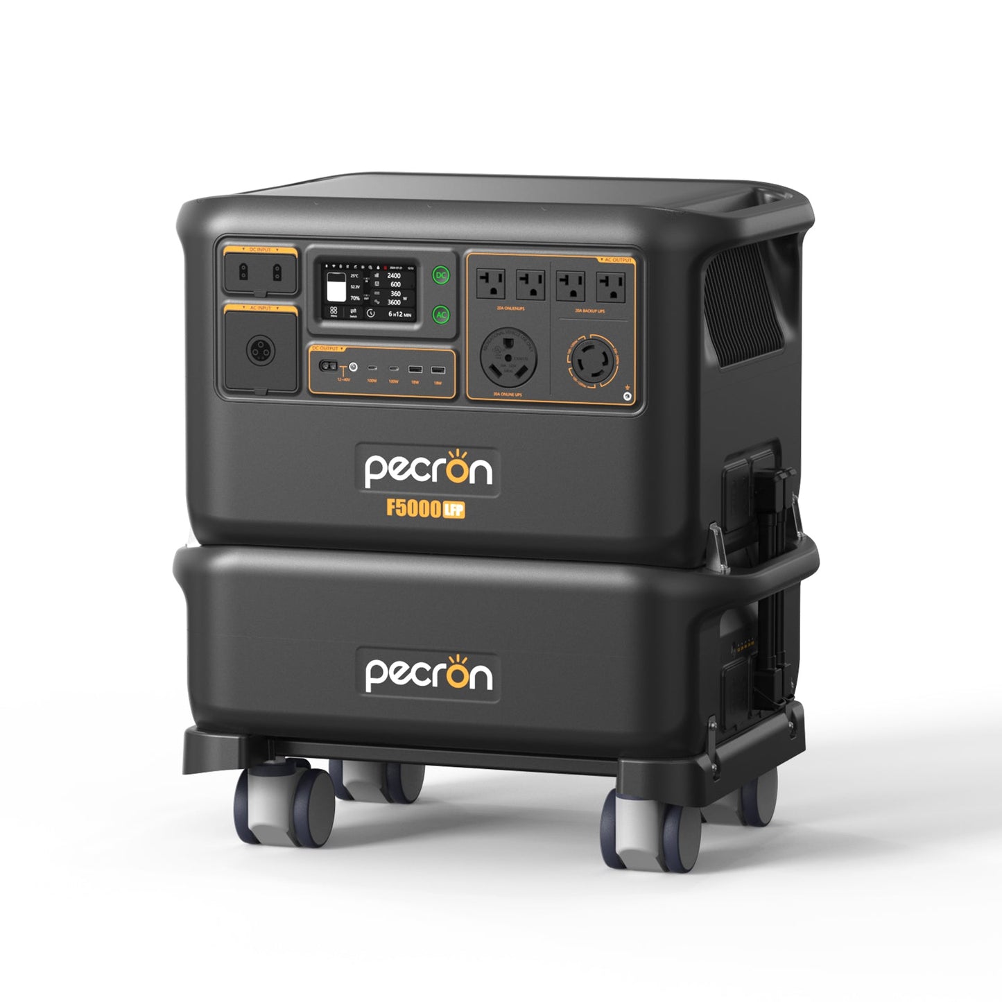 PECRON FP5000-48V single battery installed with F5000LFP