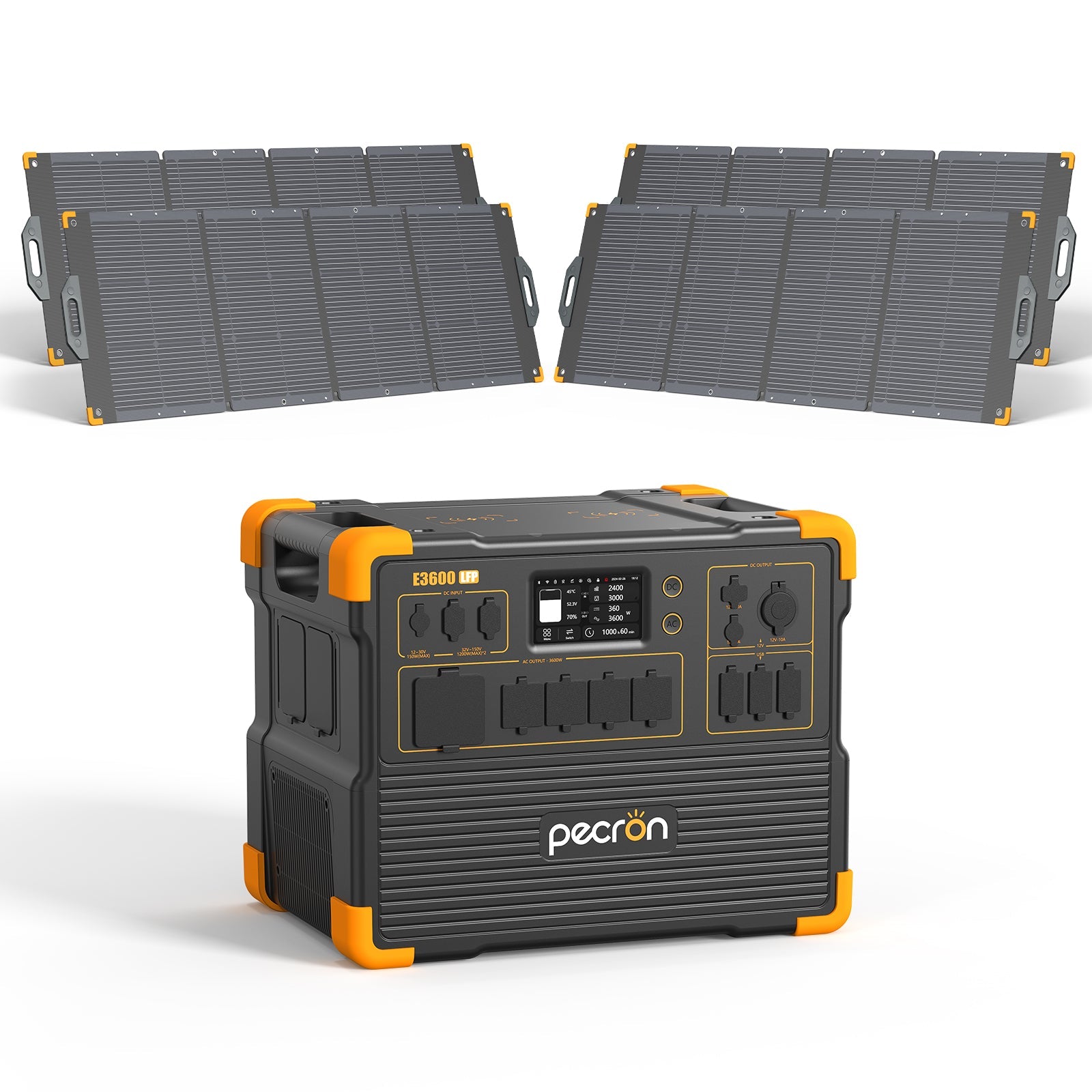 PECRON E3600LFP power station + 4× pv300 configuration