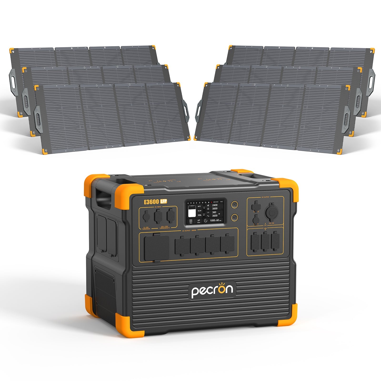 PECRON E3600LFP power station + 6× pv300 configuration