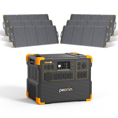 PECRON E3600LFP power station + 6× pv300 configuration