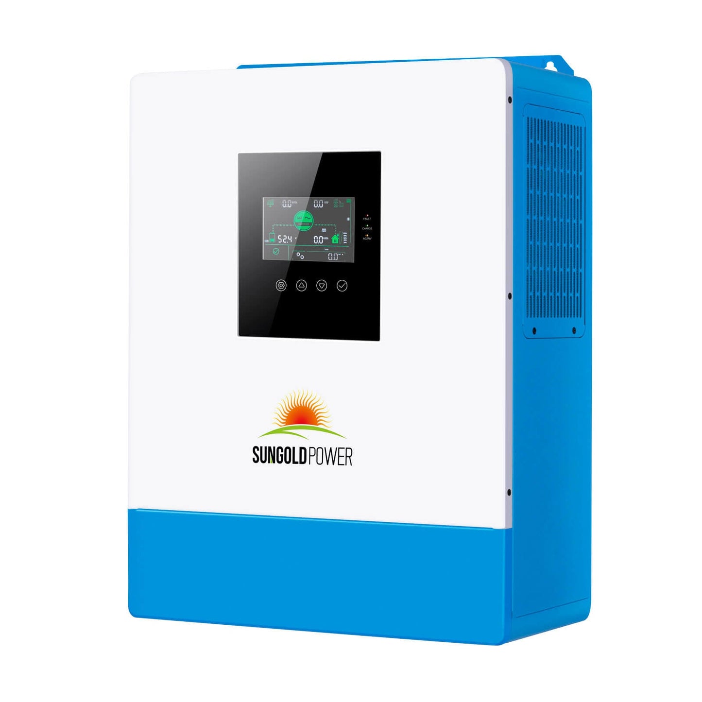 SunGoldPower SPH5048P 5kW 48V off-grid inverter charger, front view