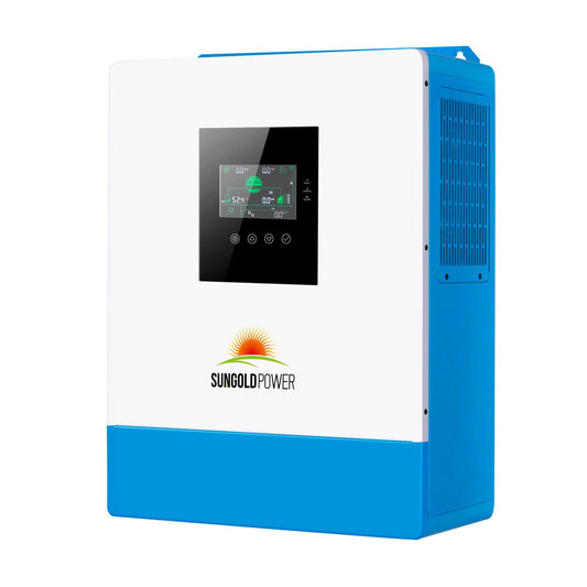 SunGoldPower SPH5048P 5kW 48V off-grid inverter charger, front view