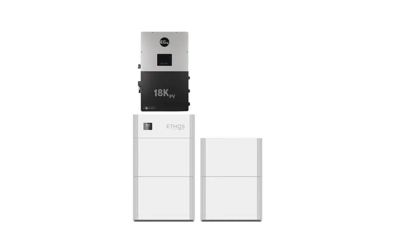 BigBattery ETHOS 20.48kWh + EG4 18kPV Kit — complete kit product view