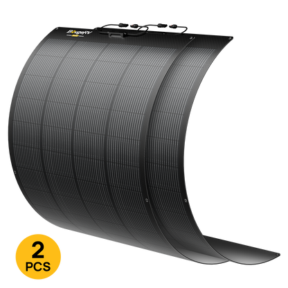 2PCs BougeRV Arch PRO flexible solar panels